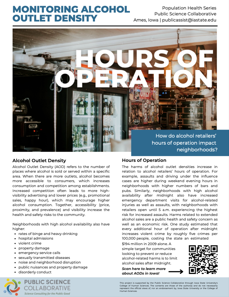 Hours of Operation report cover