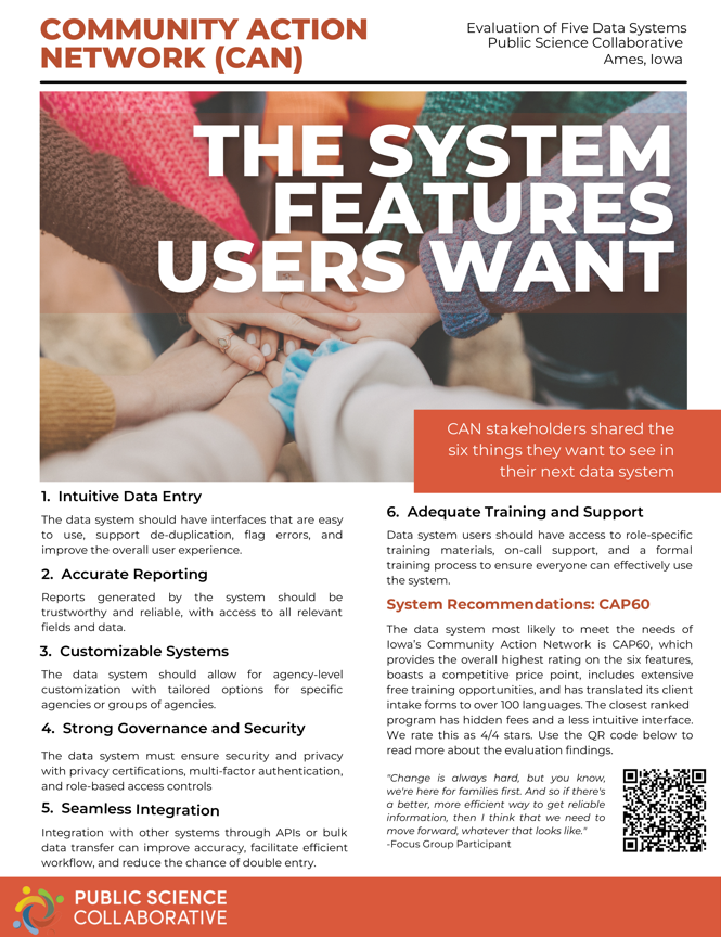 CAN The System Features Users Want quick read